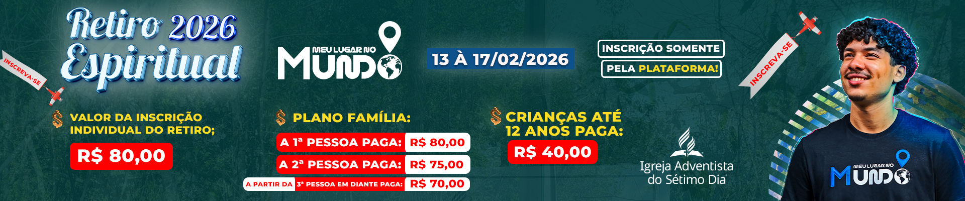 Imagem de fundo do retiro